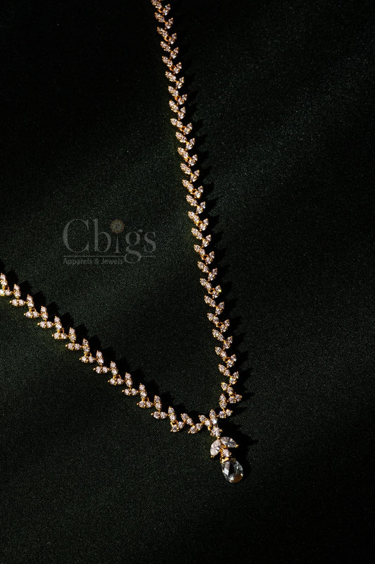 Crystal Bloom Diamond Crush Haram Set