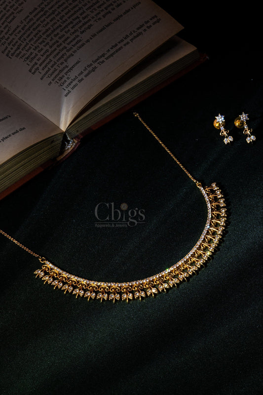 Kite Bloom Diamond Crush Necklace Set