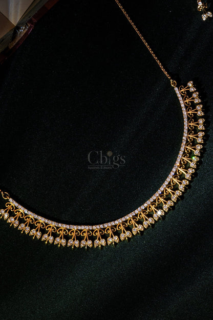 Kite Bloom Diamond Crush Necklace Set