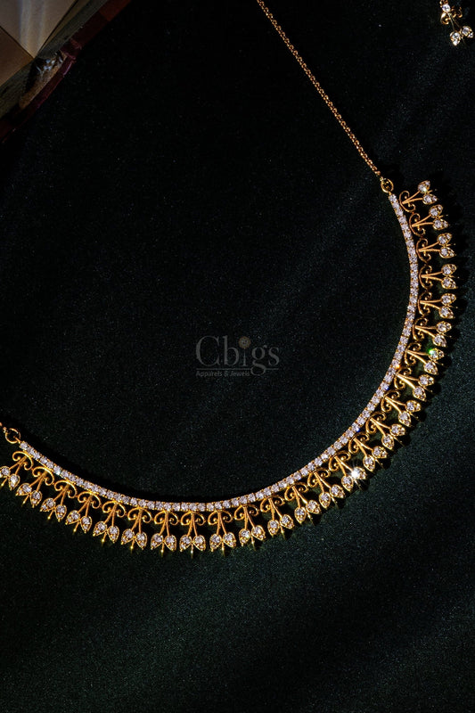 Kite Bloom Diamond Crush Necklace Set