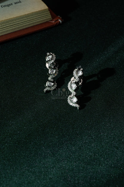 Moonlit Paisley Diamond Crush Necklace Set