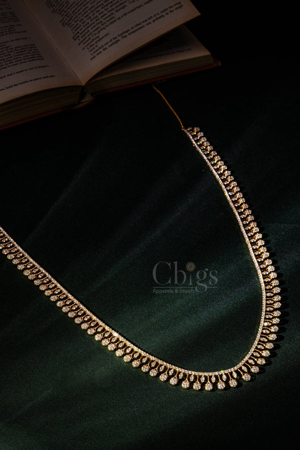 Luxe Dewdrop Diamond Crush Haram Set