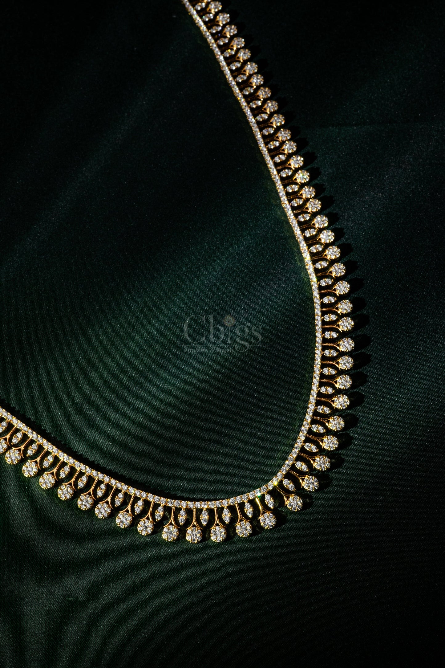 Luxe Dewdrop Diamond Crush Haram Set