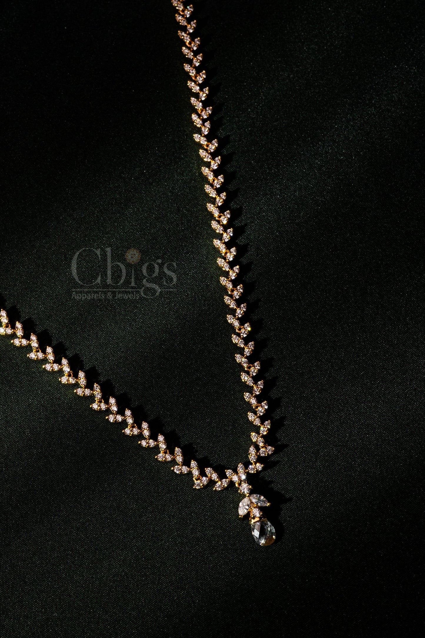 Crystal Bloom Diamond Crush Haram Set