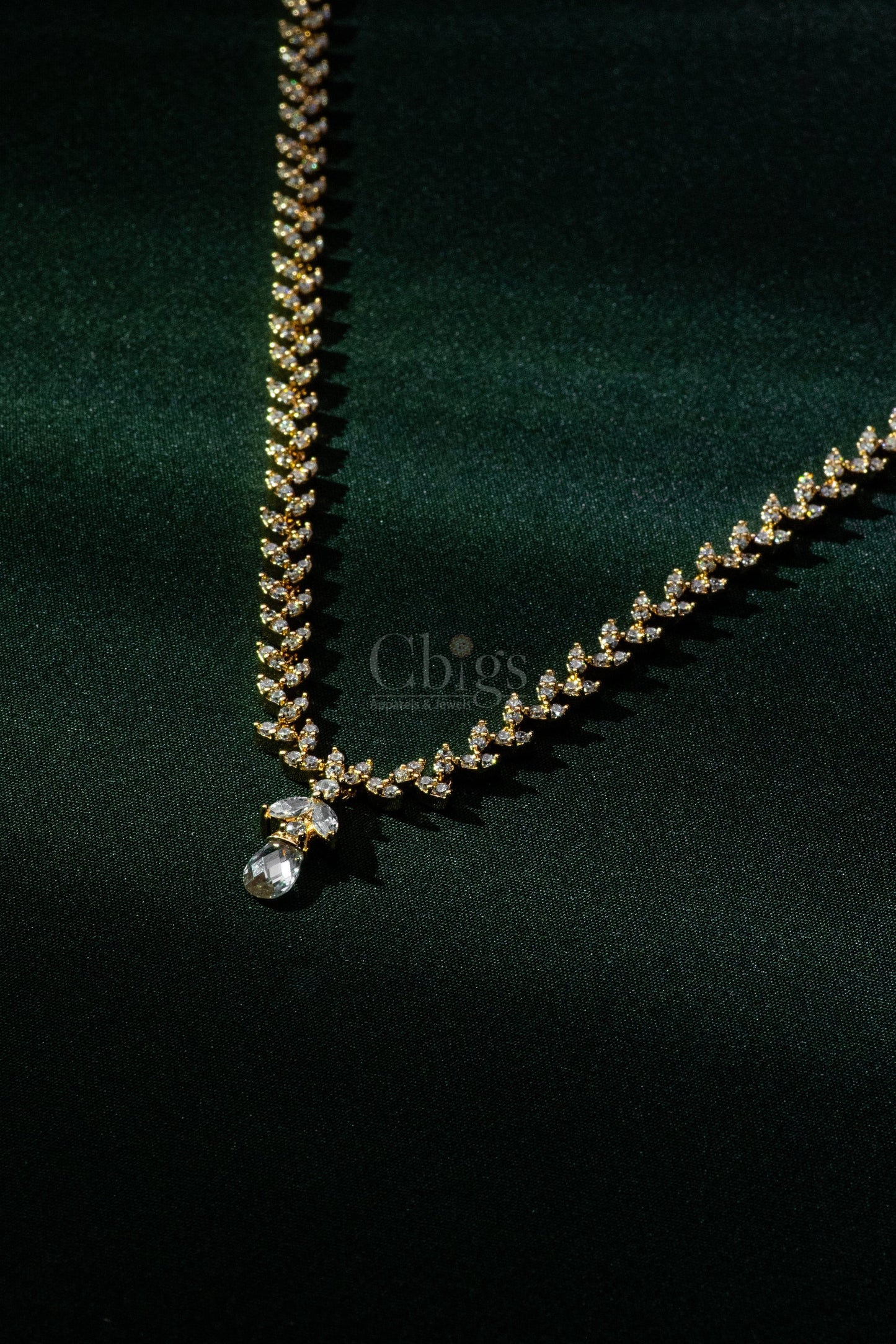 Crystal Bloom Diamond Crush Haram Set