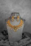 DC Kundan Tassel Drop Necklace Set (VS-182) 