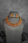 Lakshmi Teardrop Antique Necklace Set