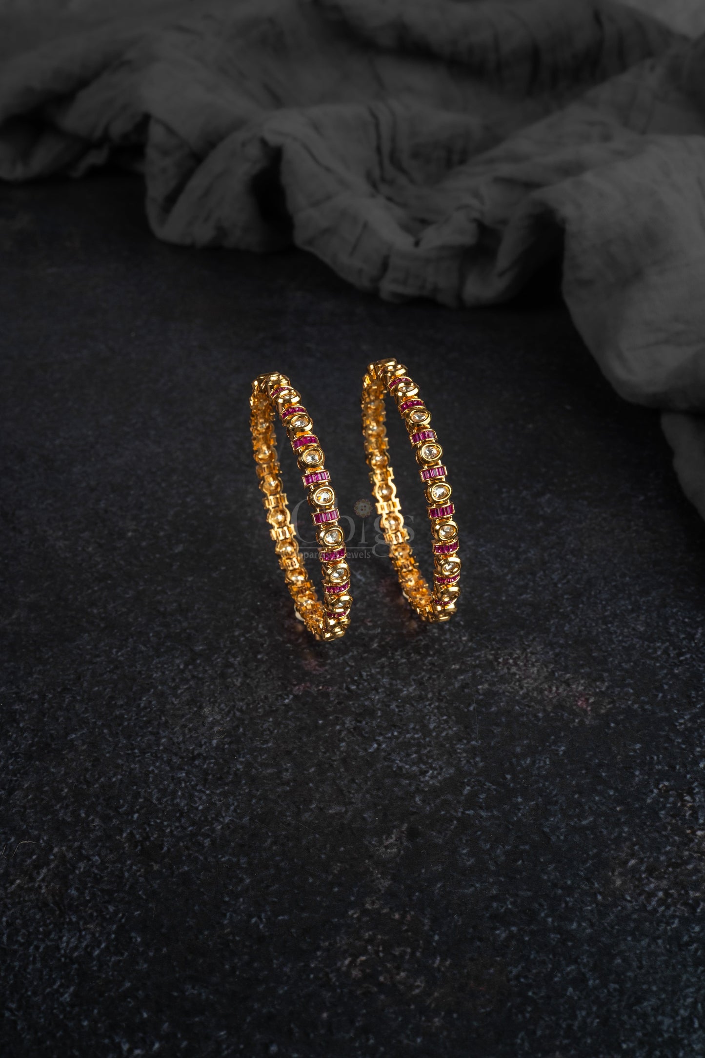 Antique Lotus Drop Earrings