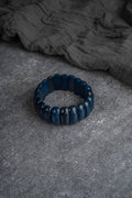 Midnight Blue Agate Stretch Bracelet