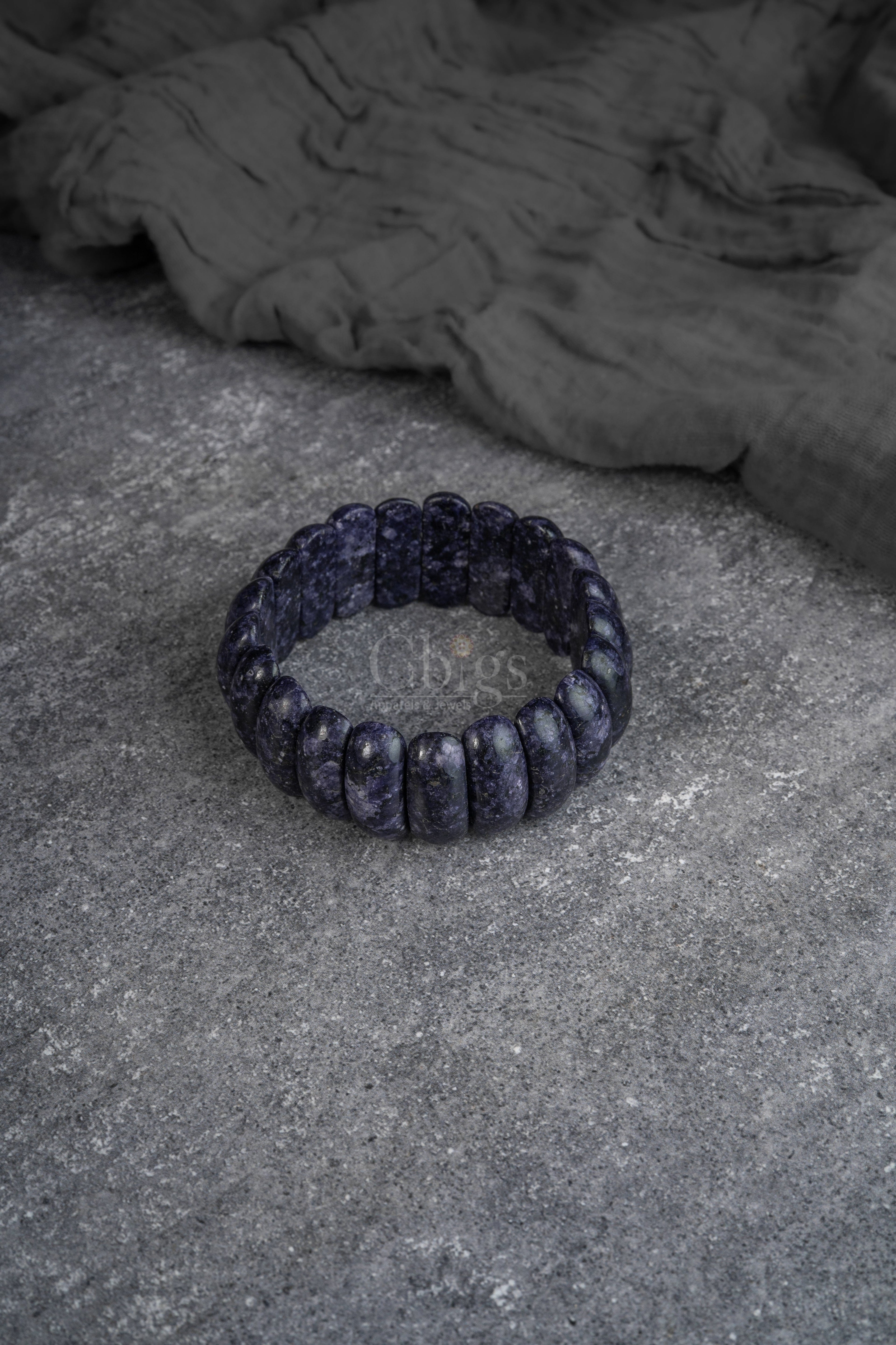 Galaxy Stone Beaded Stretch Bracelet