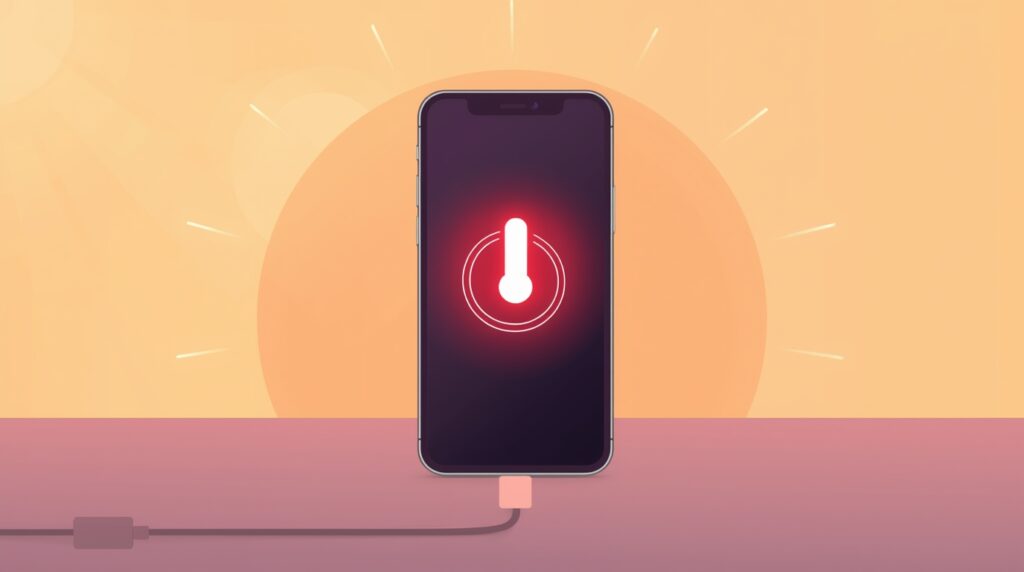 Keeping smartphone away from heat to protect battery health