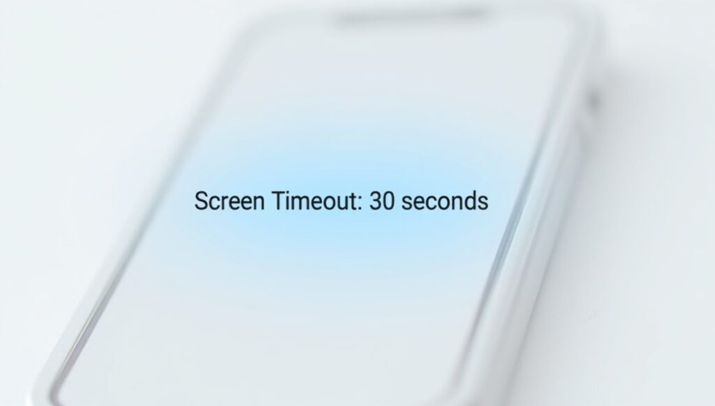 Reducing smartphone screen time to save battery life